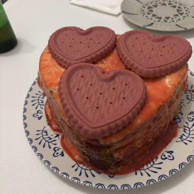 Tarta de san valentin