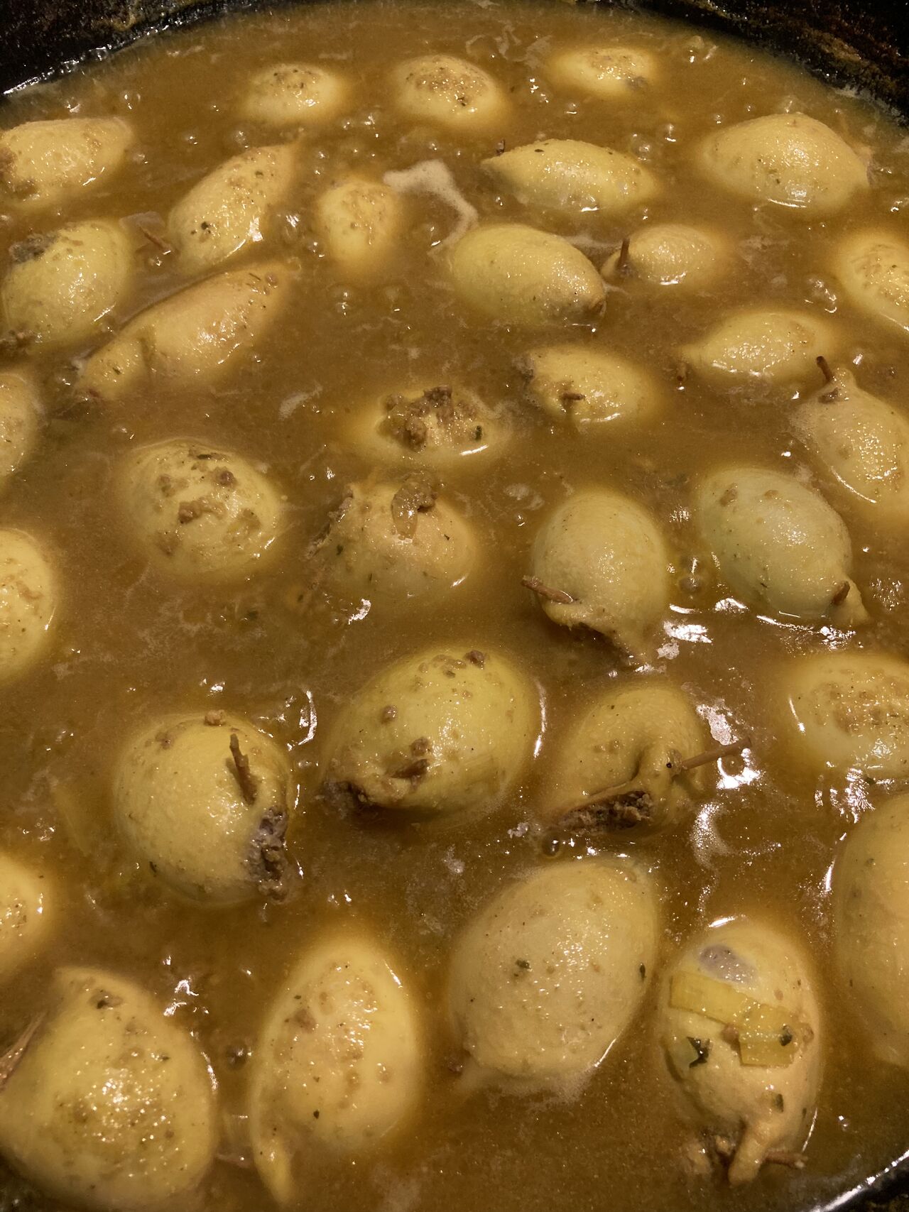 Calamares rellenos de carne