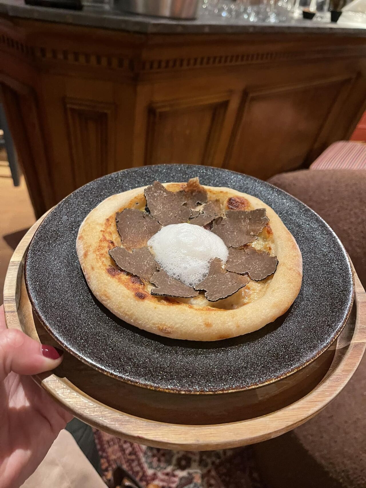 pizza à la truffe