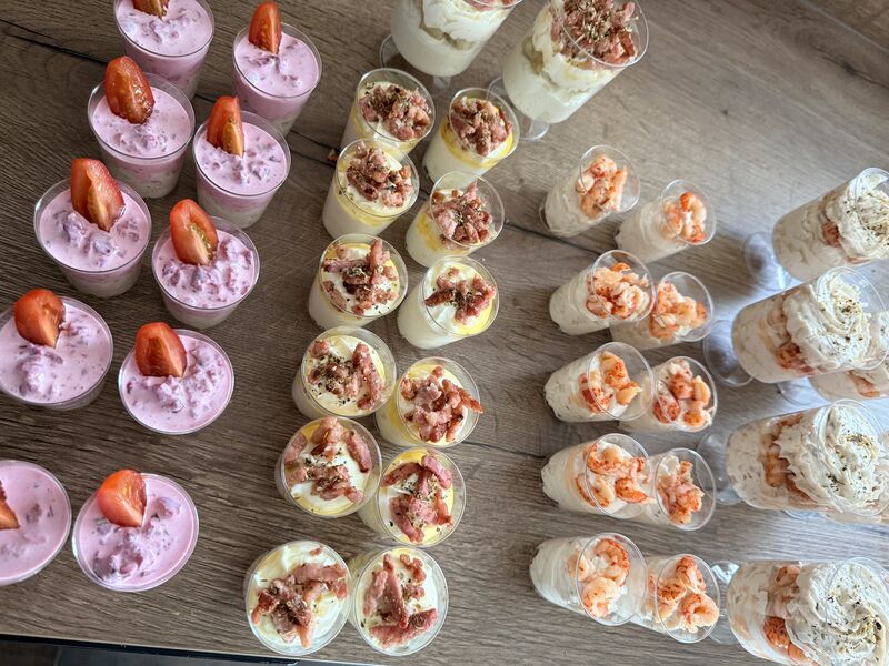 Verrines diverses à la demande 😋