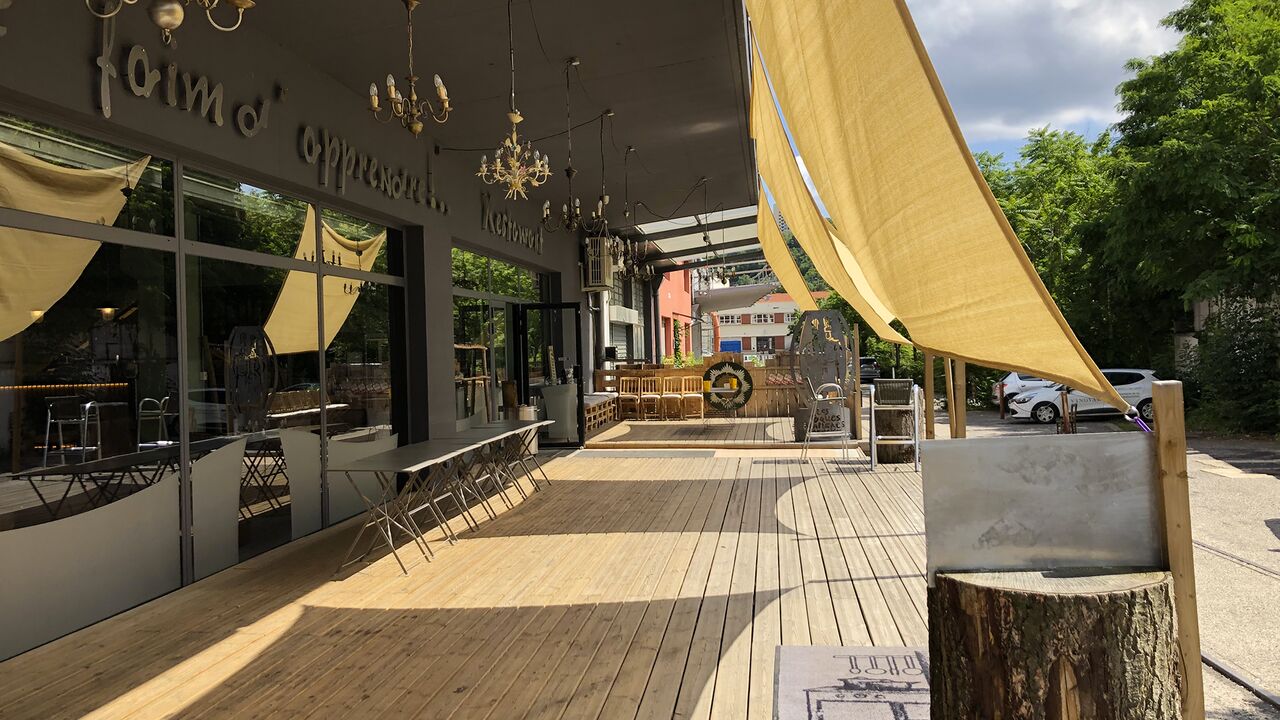 Aperçu de l'espace extérieur (100 m2)