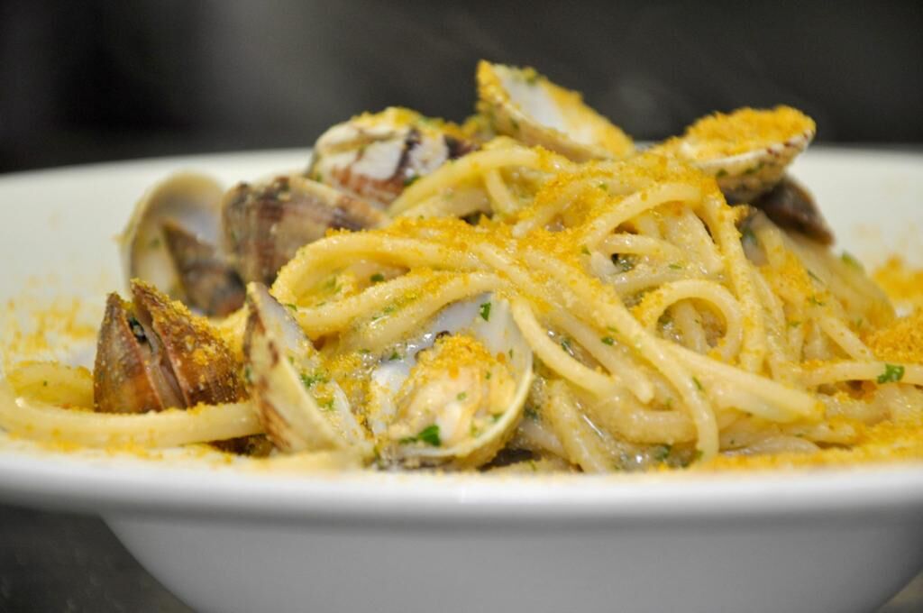 Linguine arselle e bottarga