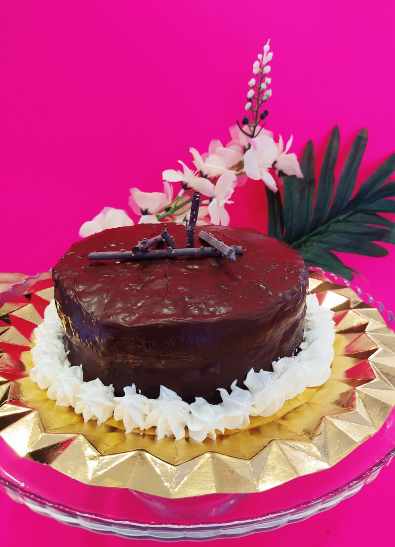 Tarta de Chocolate y mango, espectacular combinación de sabores! 