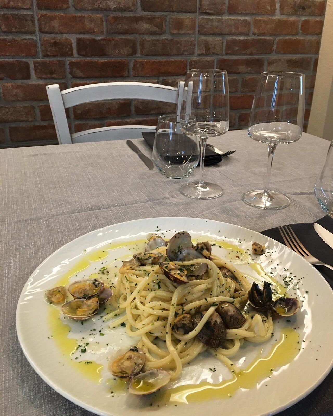 Spaghetti alla chitarra con vongole