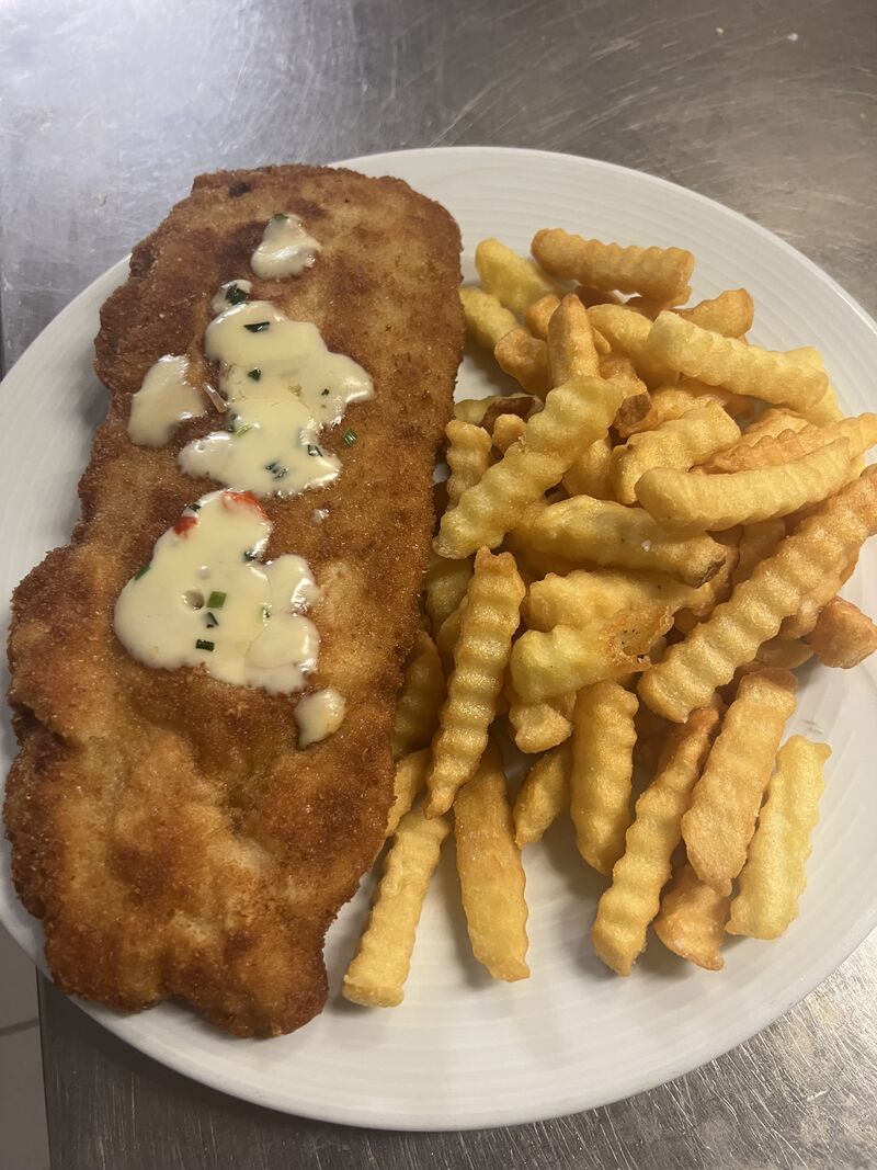 Zwiebeltreter-Schnitzel