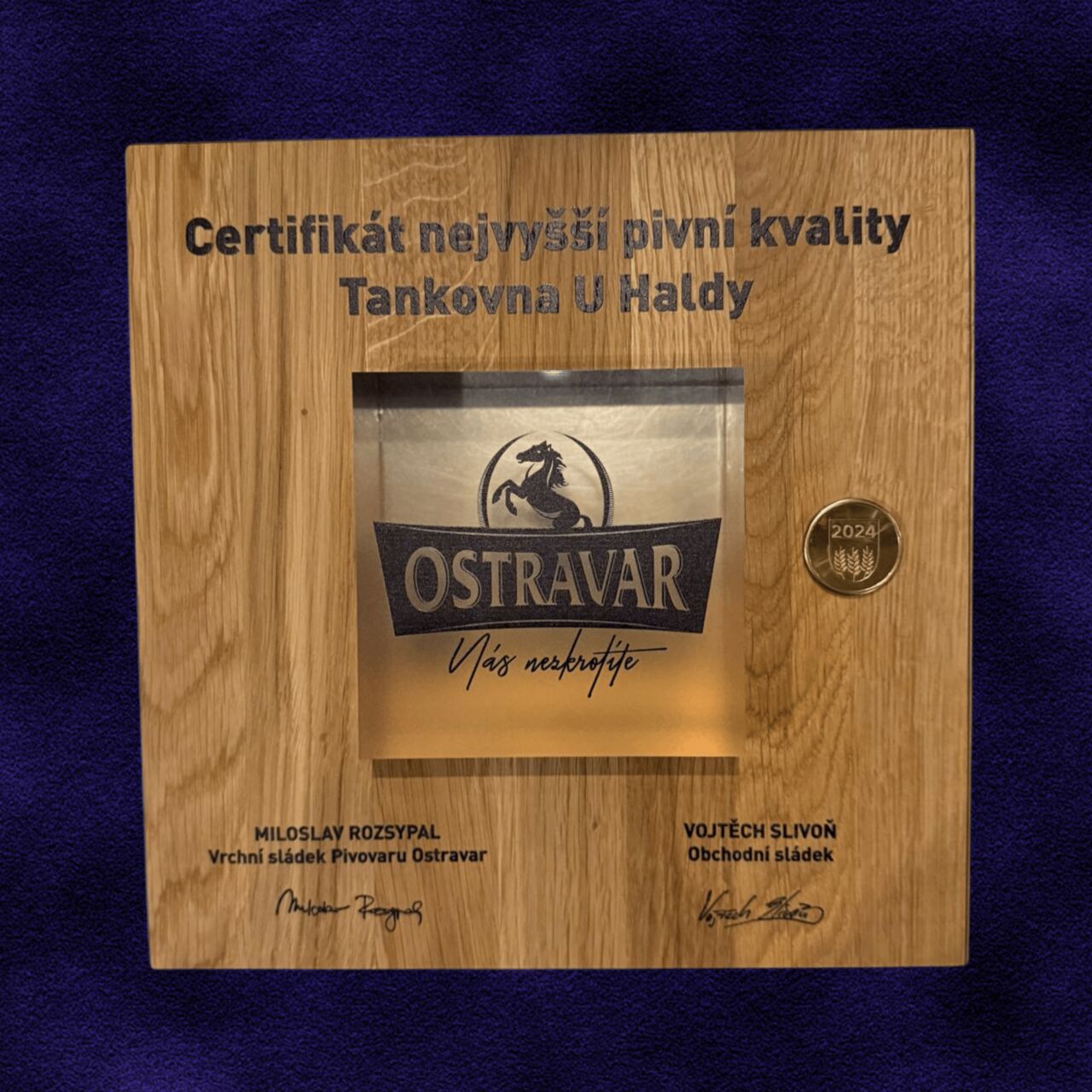 Certifikát nejvyšší pivní kvality je doma ❤️