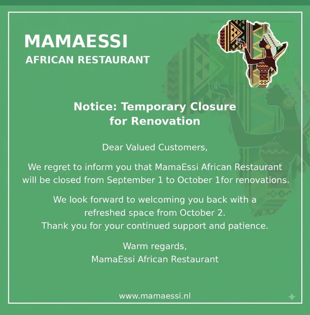 Temporarily Closed for Renovations 🛠️