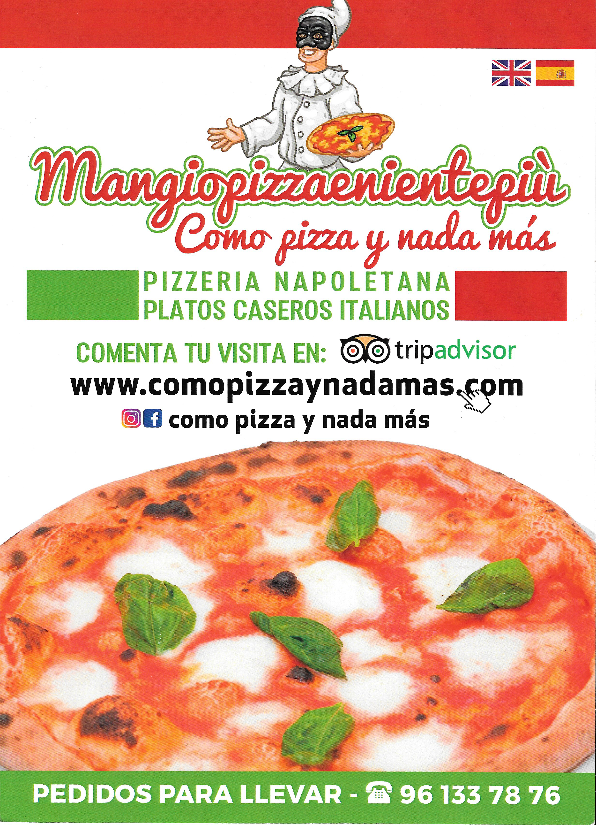 Como Pizza Y Nada Mas Restaurant Valencia Italienische Kuche In Meiner Nahe Jetzt Reservieren