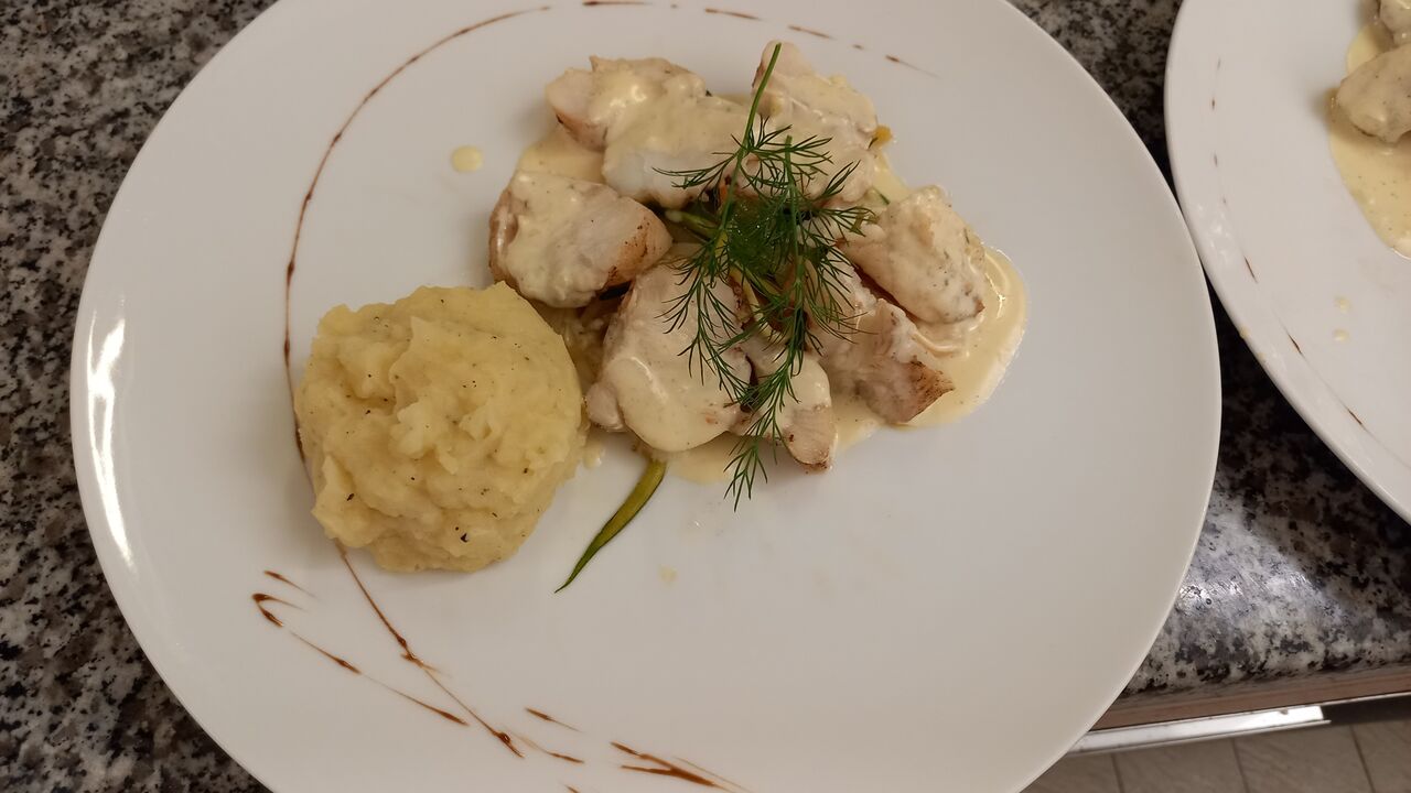 Médaillon de lotte à la vanille citronnée