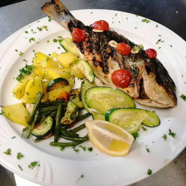 Gegrillte Dorade