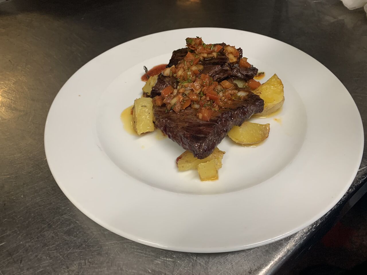 Picaña con chimichurri