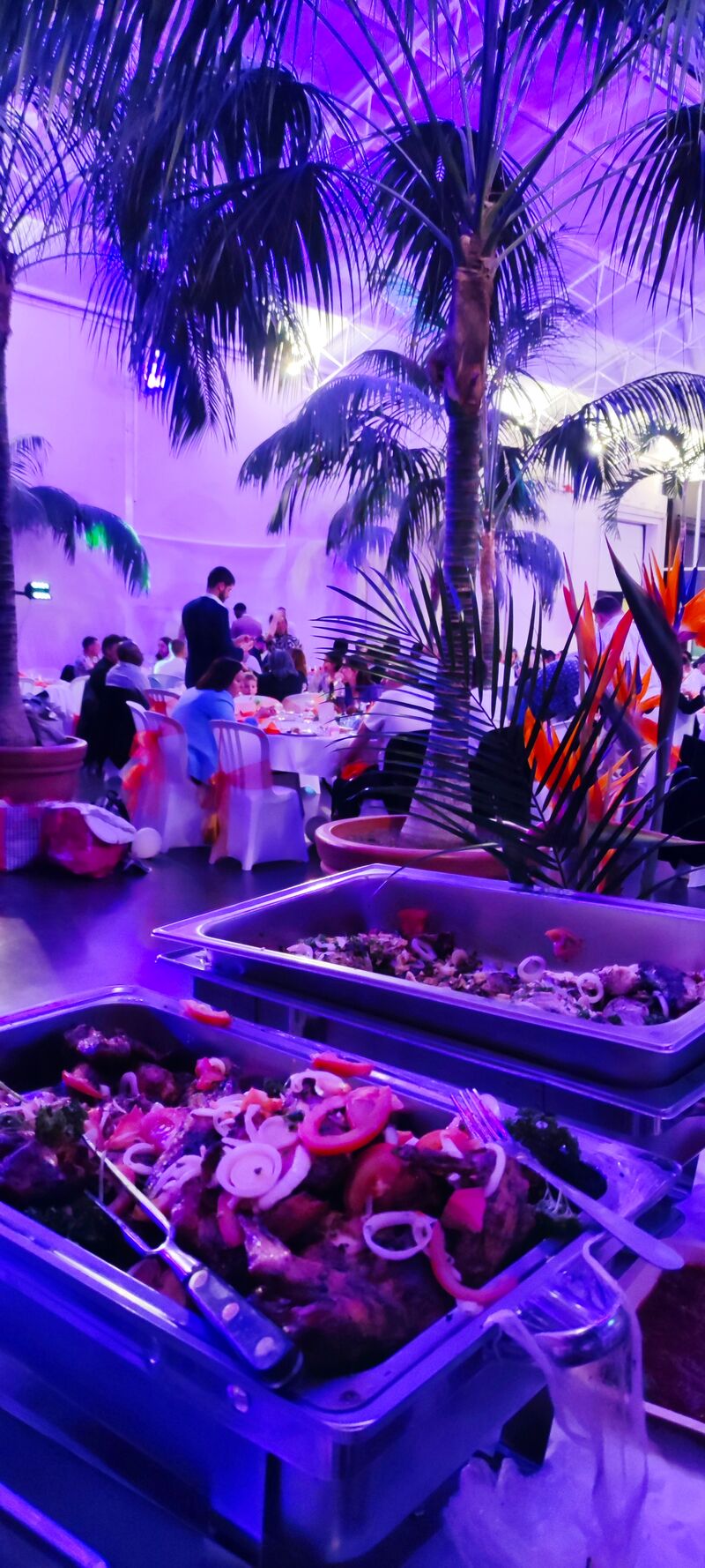 Poulet et Poisson braisé