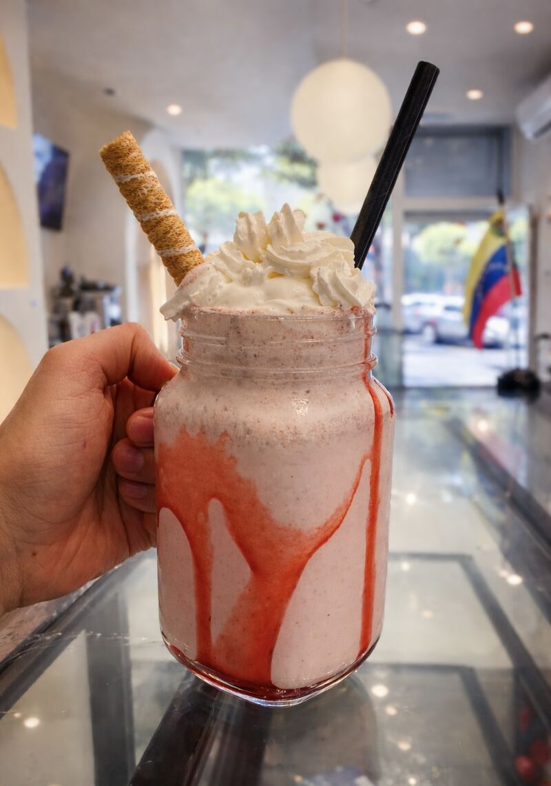 batido de fresa