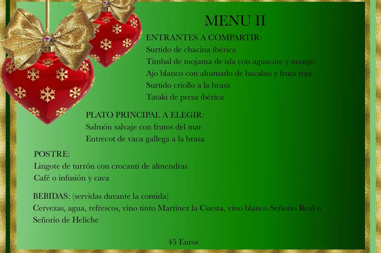 MENUS DE NAVIDAD