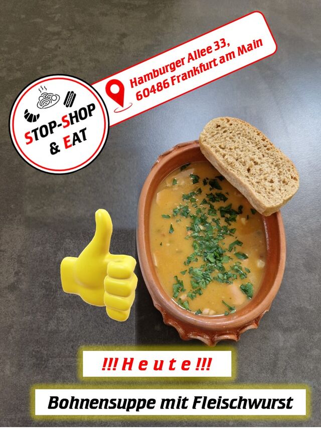 Der Klassiker „ Bohnensuppe mit Fleischwurst“