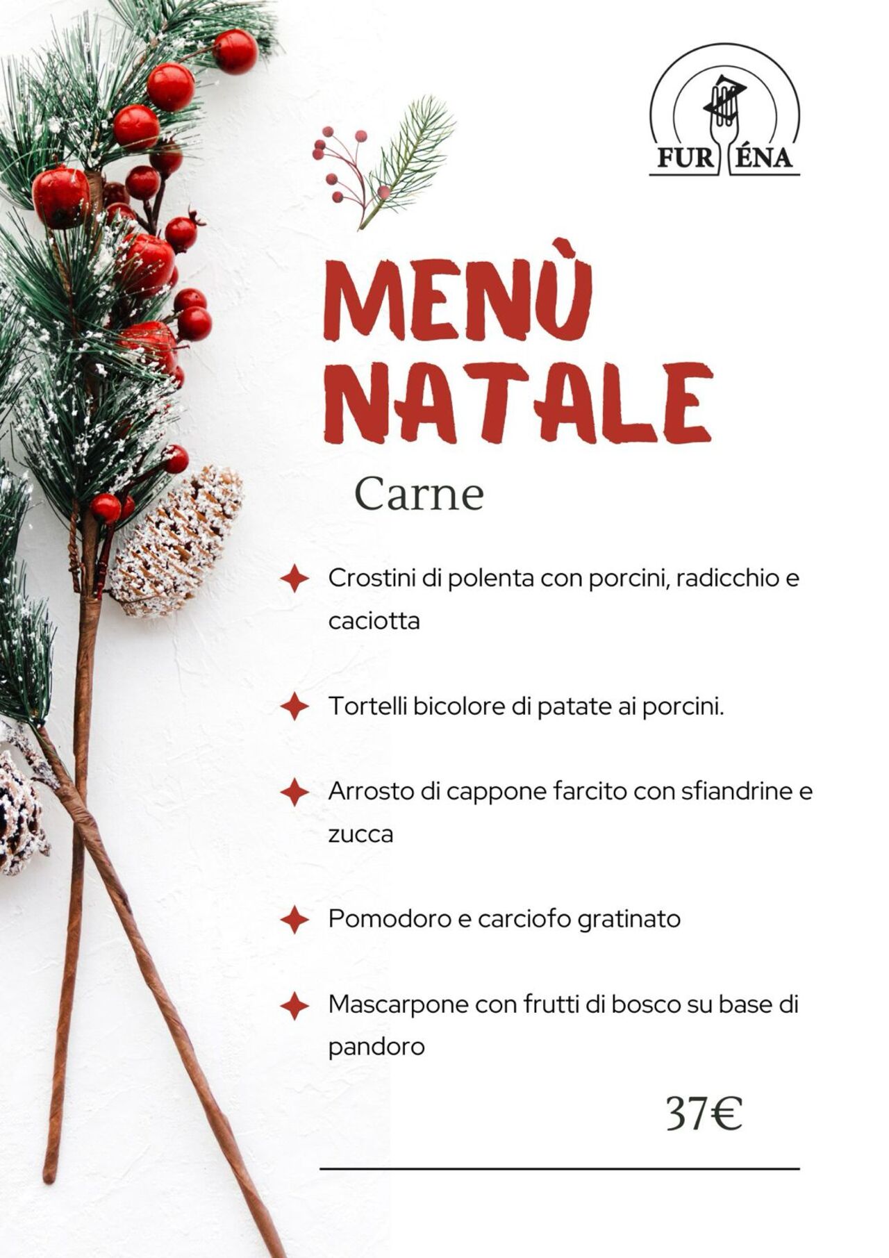 Natale Menù di Carne