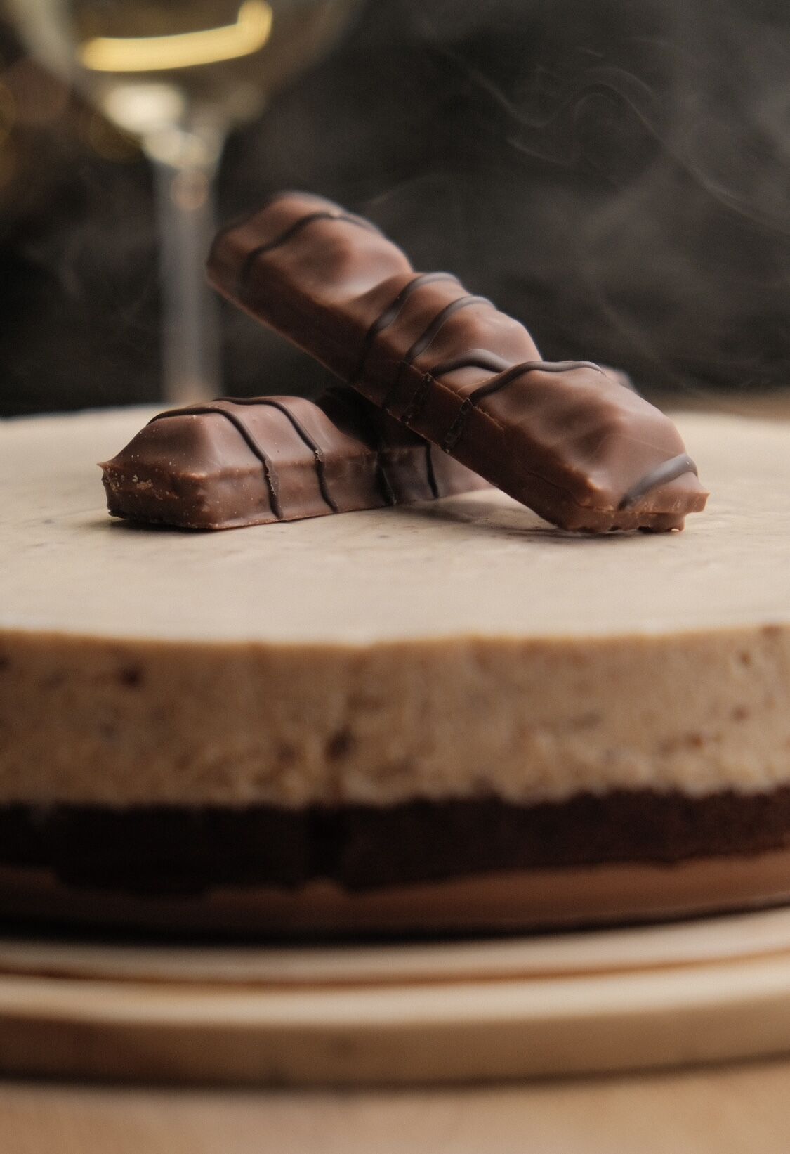 Tarta chocolate con Kinder Bueno