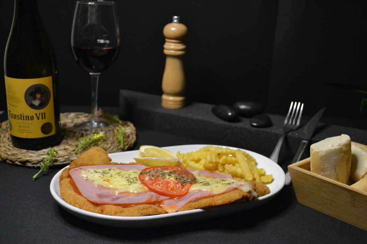 Milanesa napolitana de ternera 