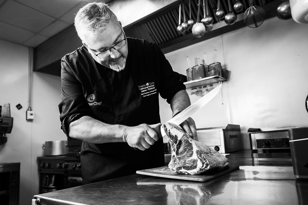 La côte à l'os chez nous c'est une institution pour les Gourmands minimum 1kg200