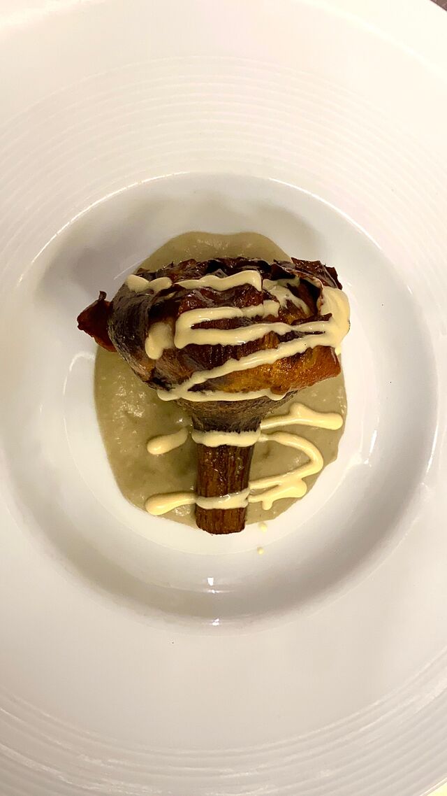 Carciofo alla giudia affumicato al legno di faggio