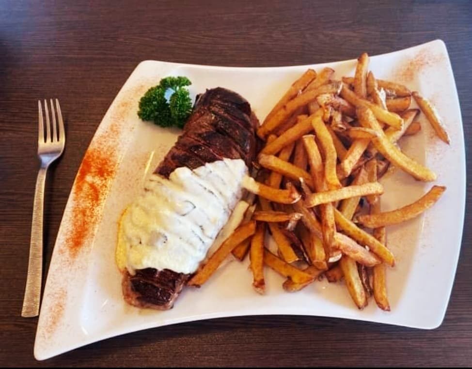 magret entier I G P sud-ouest sauce roquefort 