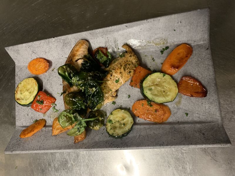 Lachs vom Grill