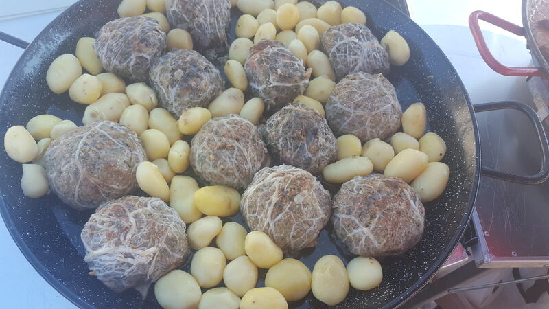 Caillettes savoyardes maison et leurs pommes de terre à la poêle 