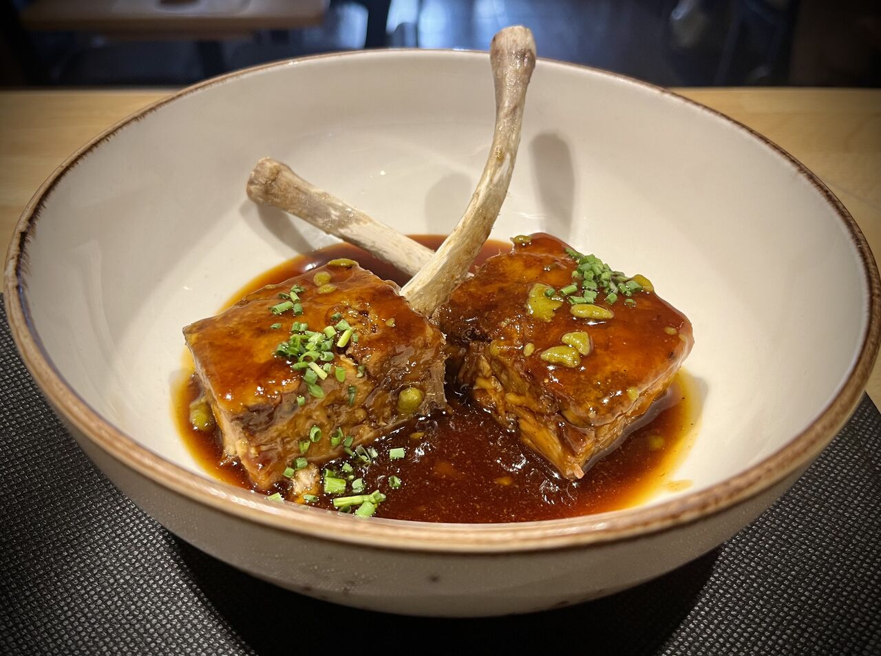 Teriyaki de rustido de cerdo