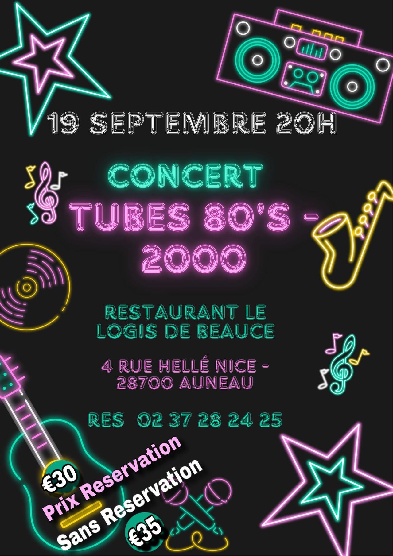 Concert Tubes 80'S -2000