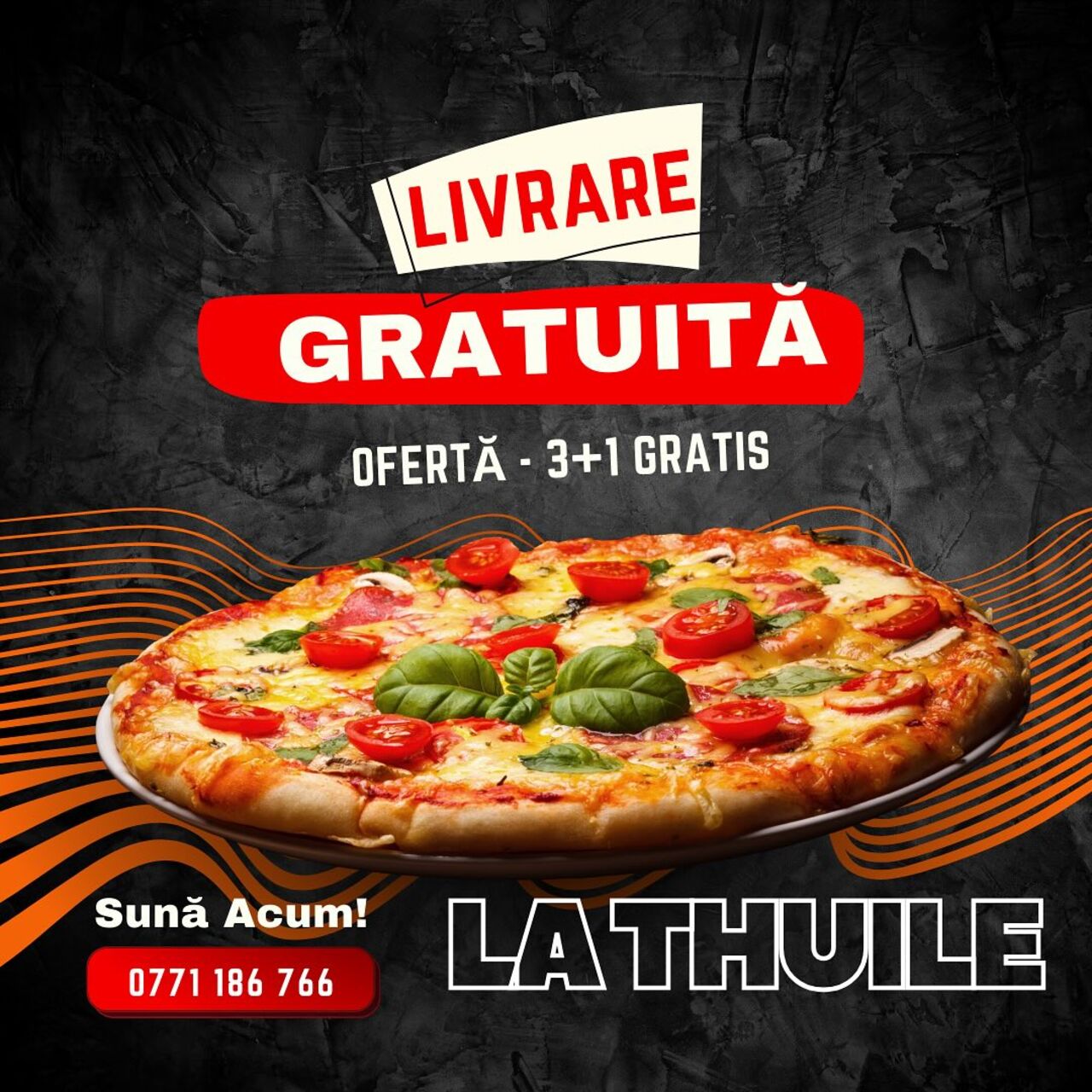 🍕 OFERTA SPECIALĂ LA THUILE! 3+1 GRATIS 🍕