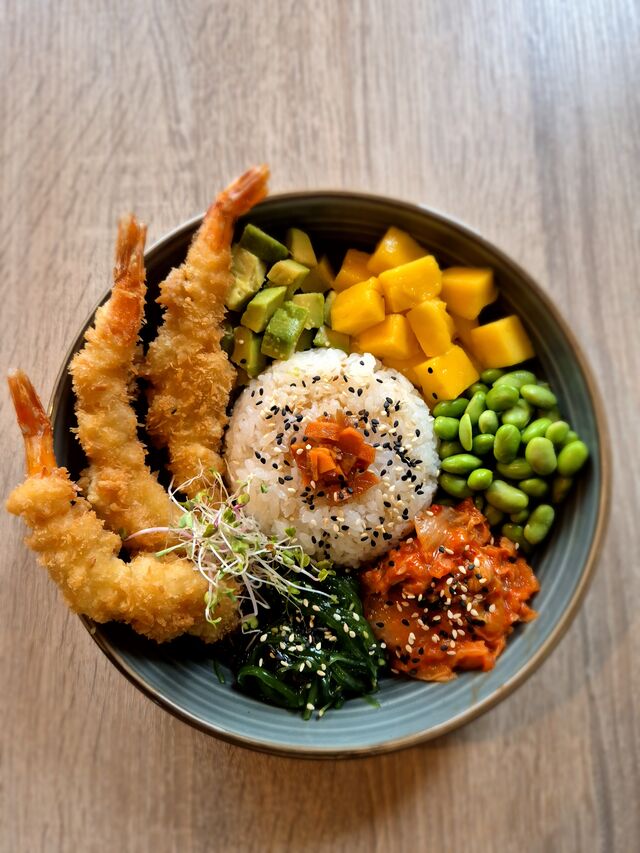 BOWL KREWETKA W PANKO