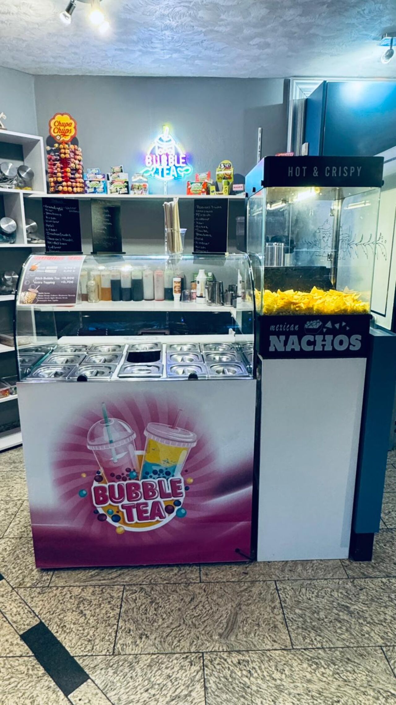 Bubble Tea und Nachos