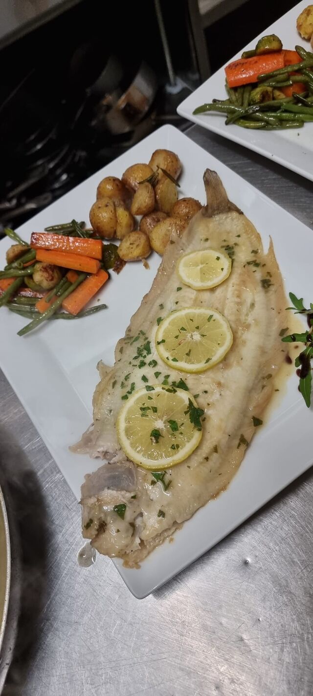 Seezunge in Zitronesoße