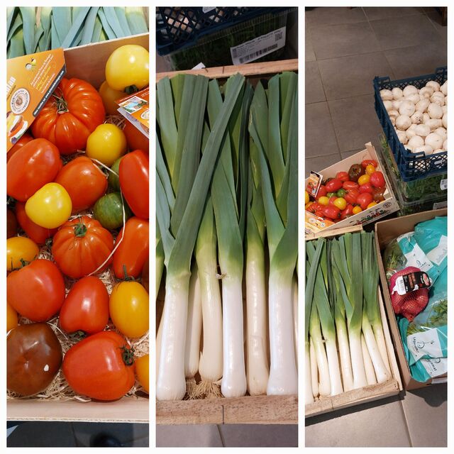 Les Jardins du Trieux : Marché du jour