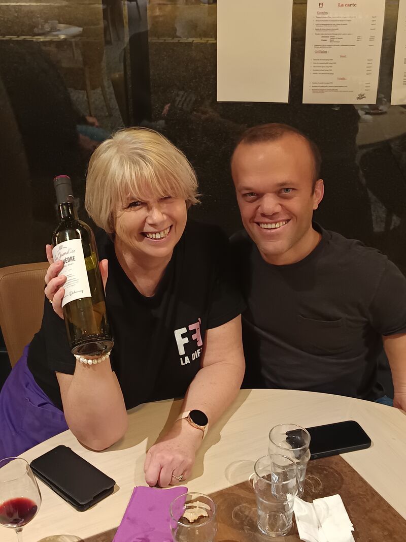 Avec la Responsable de Bar et Salle