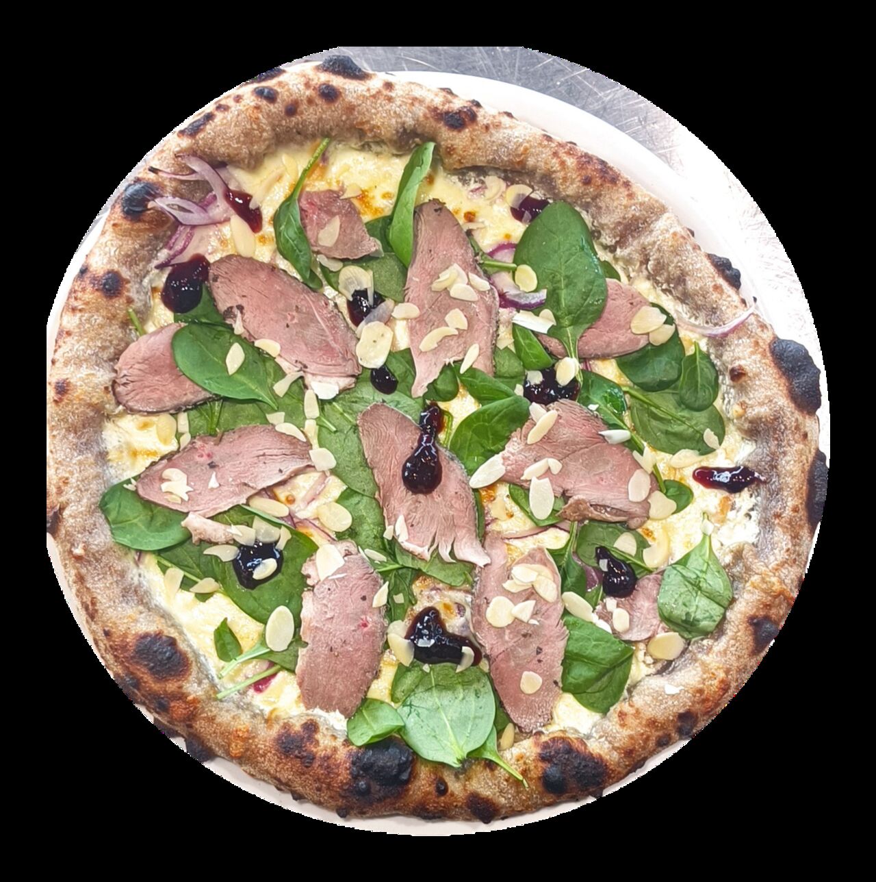 Décembre La Ciliega Anatra - Scamorza, Magret de canard, Confiture de cerise