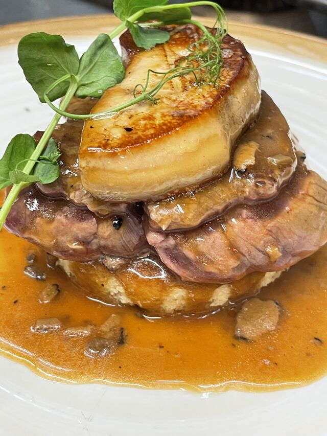Tournedos de filet de boeuf rossini 