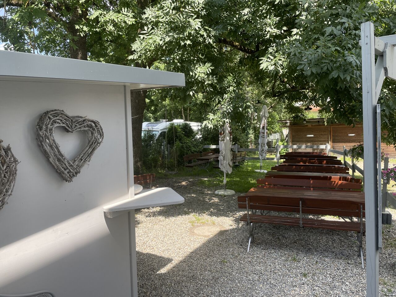 Unser neuer Biergarten