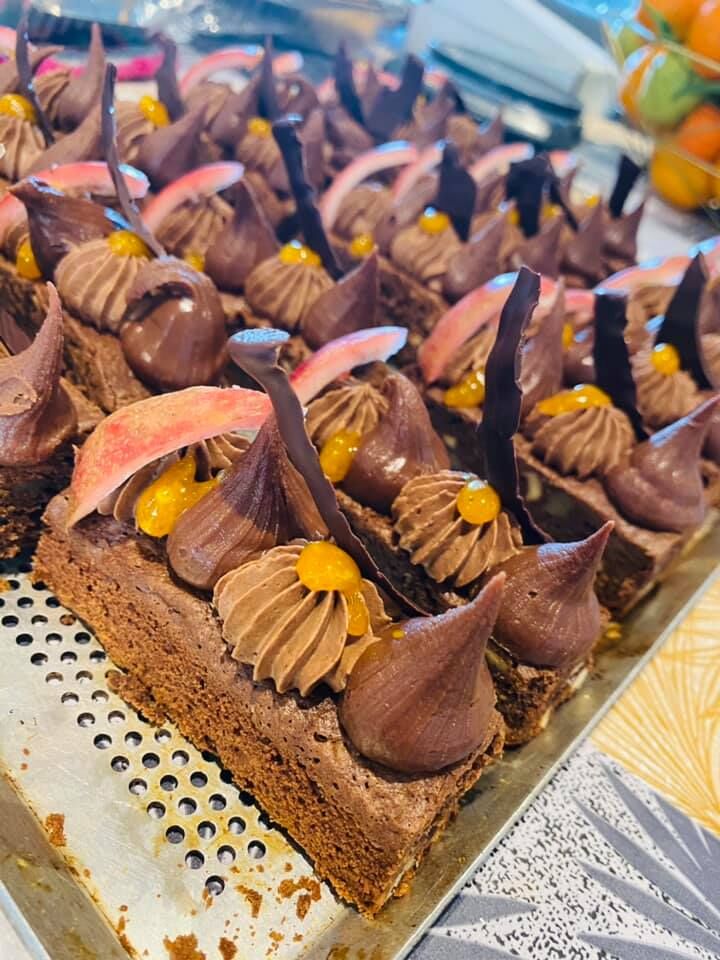 entremets individuels choco/passion 