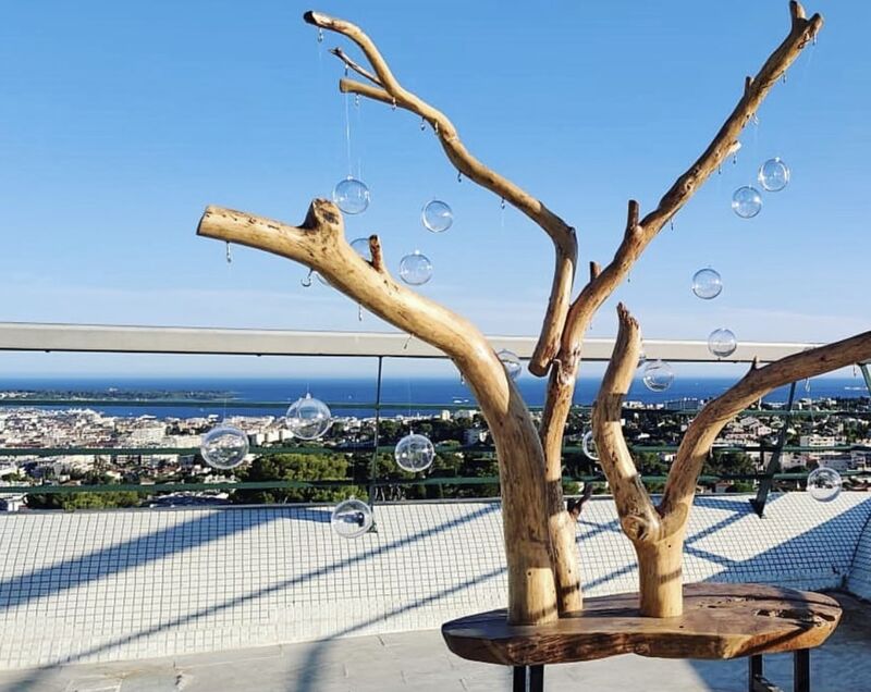 Présentoir: Arbre, amuses bouches de 1m80