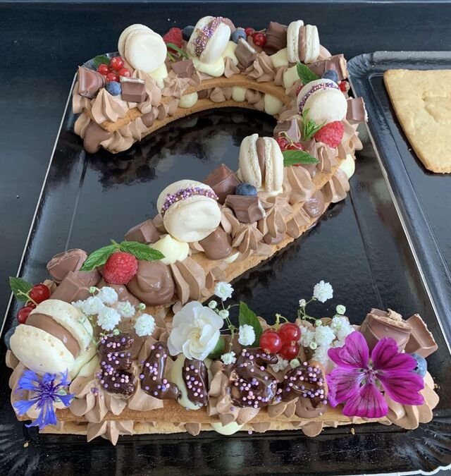 Number Cake Chocolat