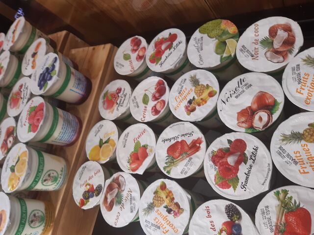 yaourts brassé aux fruits
Laiterie de la Baie 