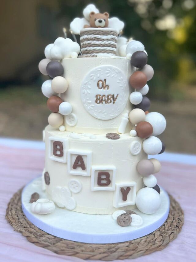 Tower Cake Teddy Bear