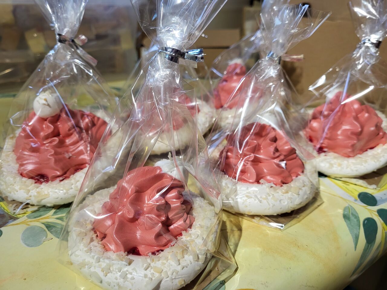 bonnet père noël meringue