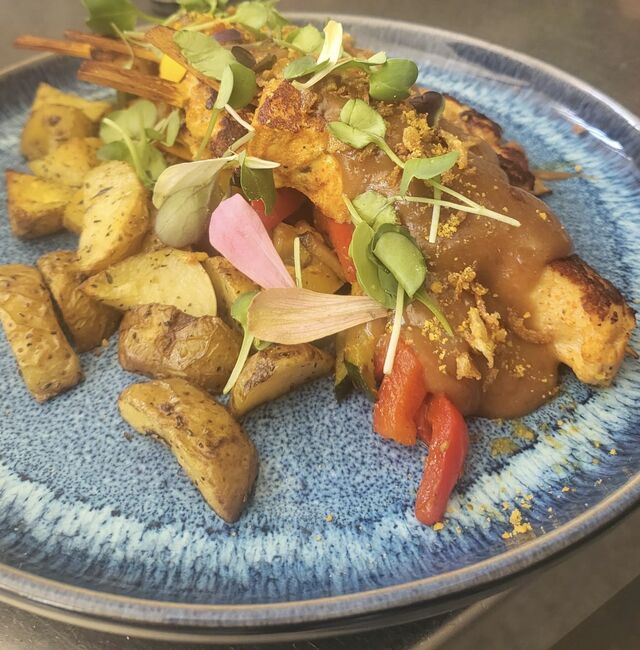 Sate de pollo 