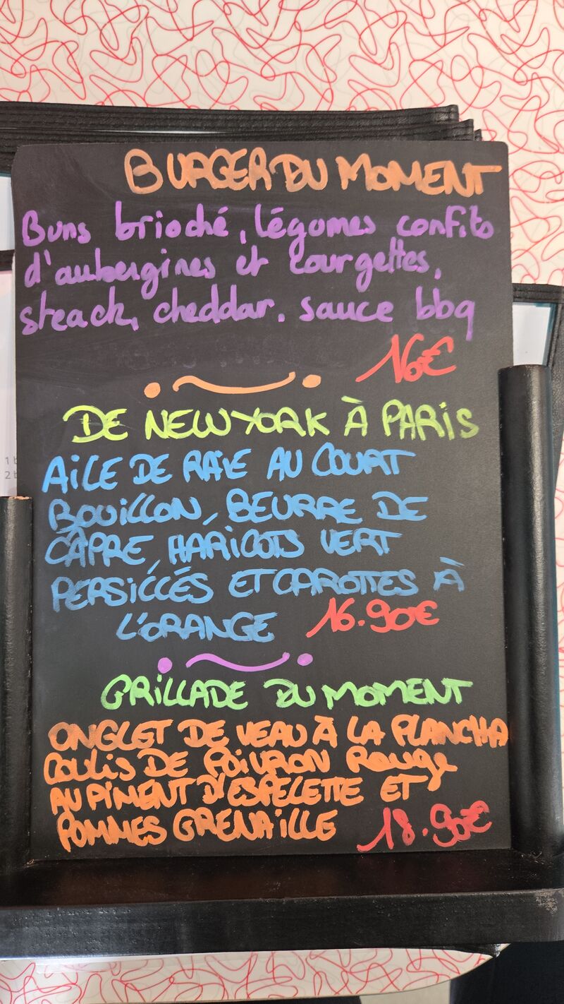 Chaque semaine 3 plats spéciaux