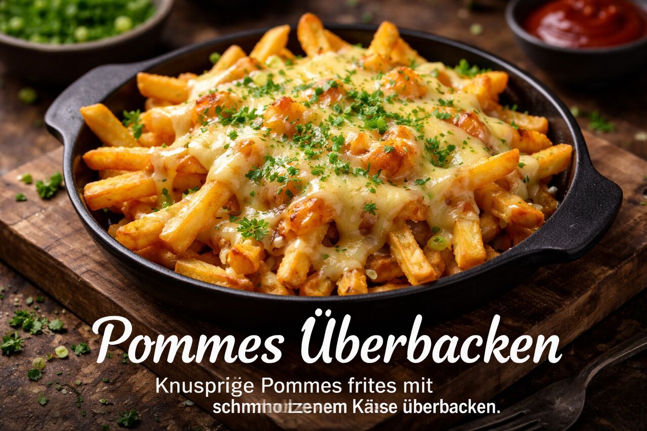 Pommes Überbacken
