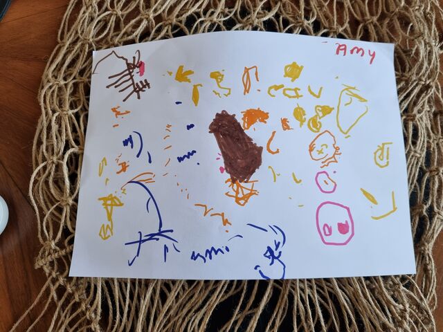 Le sublime dessin de la princesse Amy !
Encore Joyeux Anniversaire Princesse.