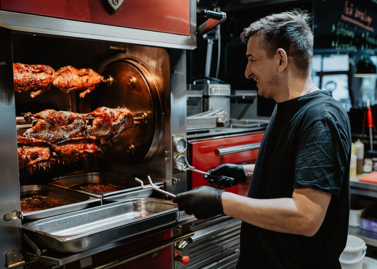 Josper gril s kachnami