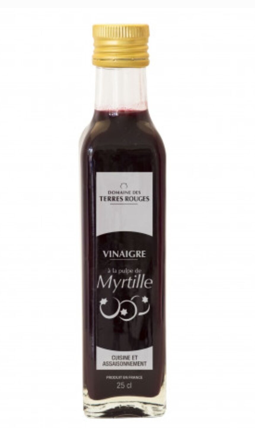 Vinaigre à la pulpe de fruits Myrtille - 25cl - 8,70€